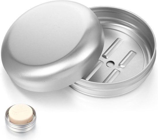 2er-set Seifendosen Aus Aluminium Wasserdichte Seifenschale Aus Metall Für Reisen Seifenbox Für Zuhause Und Camping Abtropfgestell Für Und Festes