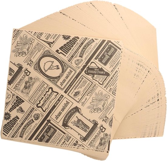 Allecto Plus 200 Blatt Fettabsorbierendes Papier Für Die Küche Backpapier Für Antihaft-backformen Geeignet Für Hamburger Und Sandwiches Größe 22 22