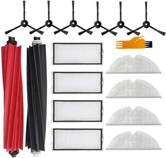17 Teiliges Zubehörset, Für Roborock Q5 Pro / Q5 Pro+ / Q8 Max / Q8 Max+ Staubsauger
