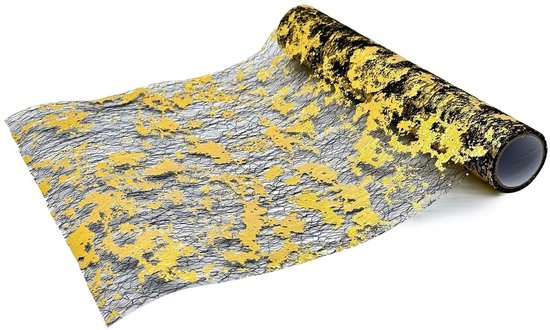 Tischläufer Aus Netzgewebe Mit Blattgold Verziert Polyester-tischläufer Tischläufer Mit Metallelementen Geeignet Für Partys Feiern Geburtstage 28 20