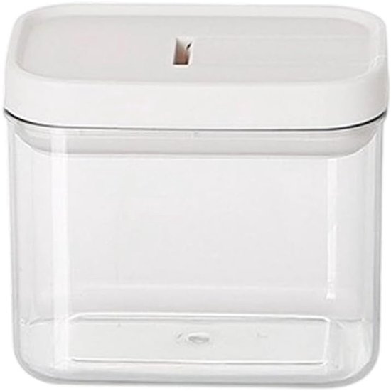 Luftdichte Vorratsbehälter, Plastikfreie Behälter Für Trockenlebensmittel, Vorratskammer Organizer (1800 Ml)