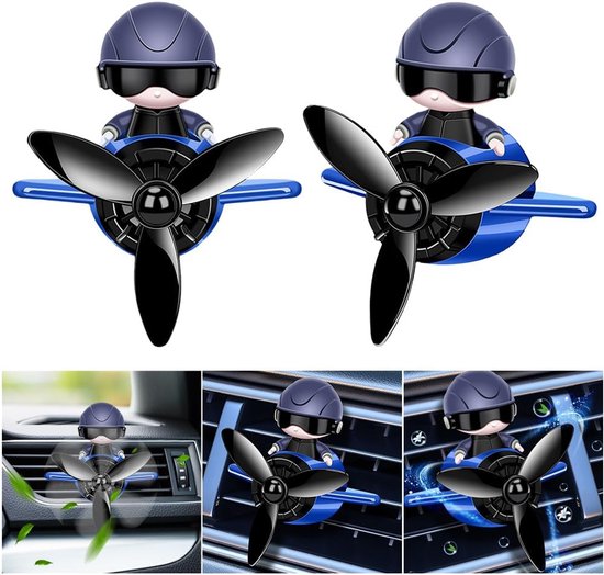 Stück Schwarze Flugzeugpiloten Auto Lüftungsclips Mit Dufttabletten Personalisierte Accessoires Für Lüftungsschlitze, Aromatherapie Dekoration Fü