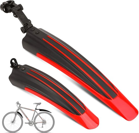 Fahrradschutzbleche 2 Stück Für 20/22/24/26 Zoll Universelle, Vollflächige, Verstärkte Und Verbreiterte Schutzbleche Für Vorder Und Hinterrad Mtb