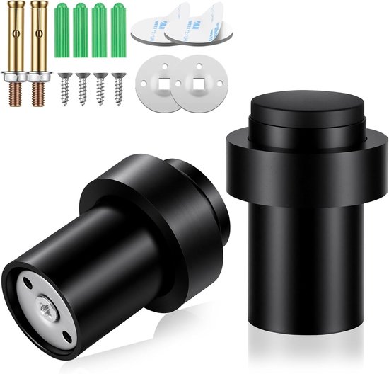 Türstopper Aus Edelstahl, Dekorativer Wandschutz Mit Gummipuffer Für Fußleisten, Schranktüren, Küche, Bad, Büro – 60 Mm