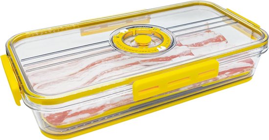 Versiegelte Aufbewahrungsbox Für Speck Mit Deckel, Hochwertiger Aufbewahrungsbehälter Für Aufschnitt, Für Käse, Aufschnitt, Kekse Und Die Zuberei