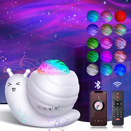 Sternenprojektor Galaxienprojektor Eingebauter Bluetooth-lautsprecher Mit Timer Und Fernbedienung Dimmbarer Nachtlichtprojektor Für Entspannung Weiß