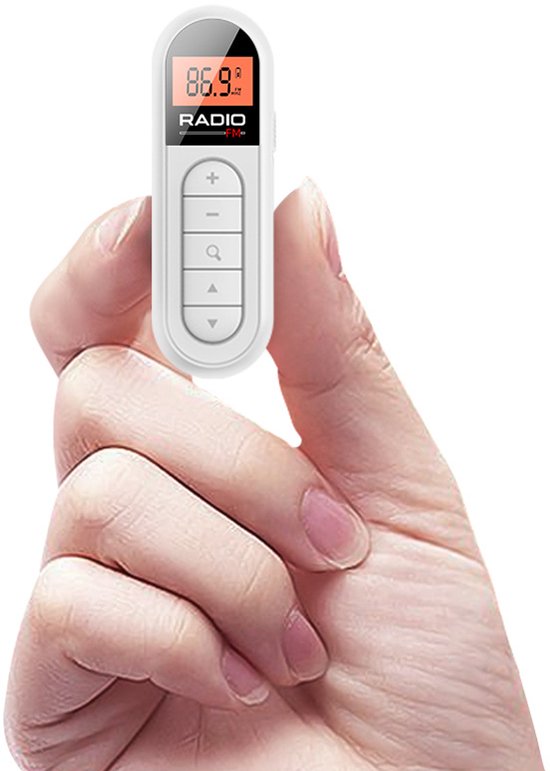 Fm Radio, Wiederaufladbares Tragbares Transistorradio Mit Optimalem Empfang, Hintergrundbeleuchtetem Lcd Bildschirm, Stereoklang, Gürtelclip Zum