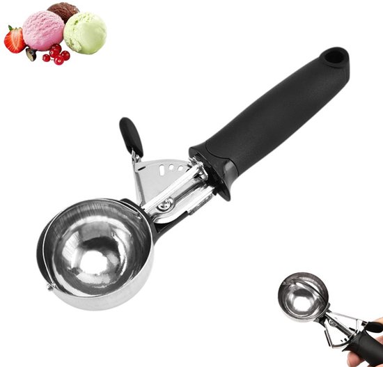 1 Stück Eiskugelportionierer Aus Edelstahl Portionierlöffel Kekslöffel Set Eiskugelportionierer Donut Portionierer Für Eiscreme, Melone, Fleischb