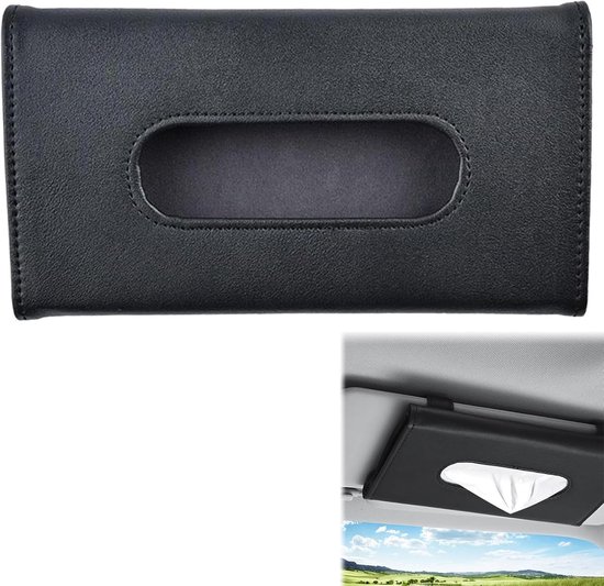 2-teiliger Auto-taschentuchhalter Auto-sonnenblenden-taschentuchhalter Auto-serviettenhalter Taschentuchbox Auto-taschentuchbox Aus Pu-leder Für