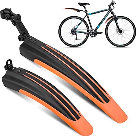 Stück Fahrradschutzbleche Universelles Fahrradschutzblech-set Verstellbare Schutzbleche Vorne Und Hinten Kompatibel Mit 20 22 24 26 Und 27