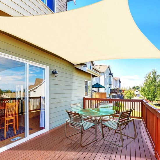 Blickdichtes Schattierungstuch Wasserdichtes Einzelgewebe Rechteckig Für Garten, Terrasse Oder Hinterhof Mit Sonnenschutz Und Uv Schutz Für Den A