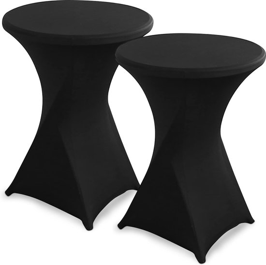 2 Teilige Stretch Bistro Tischdecken Stretch Tischdecken Runde Cocktailtischdecken Runde Stretch Tischdecken Für Bartische Stretch Tischrock Für