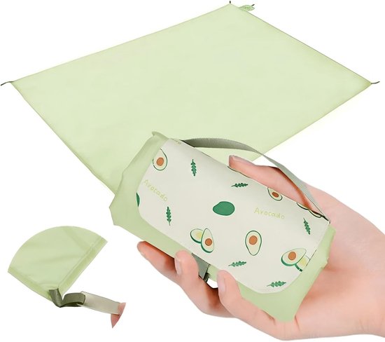 150 X 210 Cm Sandfreie, Wasserdichte Strandmatte Ultraleicht, Kompakt Faltbar, Mit Heringen Für Camping, Wandern Und Festivals