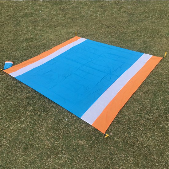 Stranddecke 200 X 210 Cm Mit 4 Heringen Für Strandpicknicks, Camping, Picknicks Und Andere Outdoor-aktivitäten