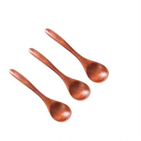 Löffel 3er Pack 13,5 X 3 Cm Suppenlöffel / Reislöffel / Teelöffel Geschirr & Küchenutensilien Elegant Kompakt Tragbar Stilvoll Für Honig, Kaffee,