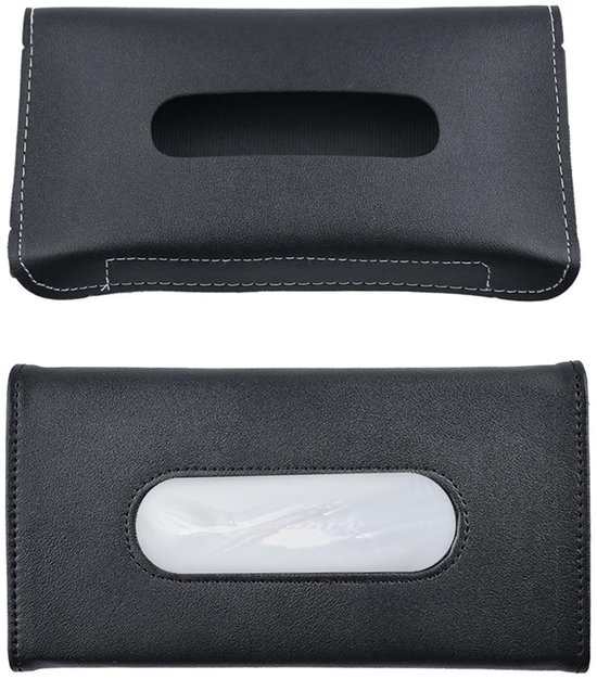 2 Teiliges Taschentuchbox Set Fürs Auto, Taschentuchbox Für Die Sonnenblende, Hänge Taschentuchbox, Taschentuchbox Aus Pu Leder, Autozubehör