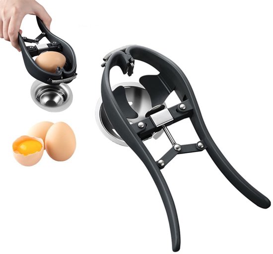 Eieröffner Aus Edelstahl Praktischer Eierknacker Automatischer Eiertrenner Mit Eigelbtrennfunktion Schneidet Eierschalen Mühelos Kreatives Küchen
