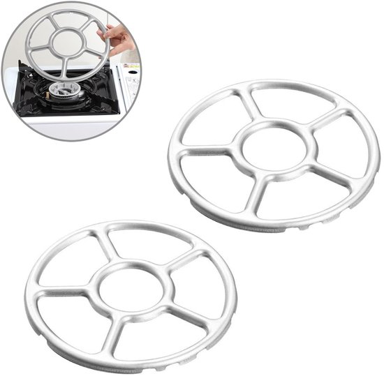 2 Stück Stoßdämpfer Für Gasherd, Kaffeekannenhalter, Kreuzförmiger Gaskochtopfhalter, Ablage Für Espressomaschine, Kaffeemaschine, Gasherd, Backo