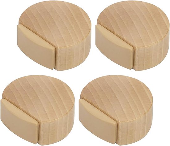 Türstopper, Kein Bohren Erforderlich (eiche Natur), Türstopper Zum Schutz Von Wänden Und Möbeln, Bodenstopper Aus Holz