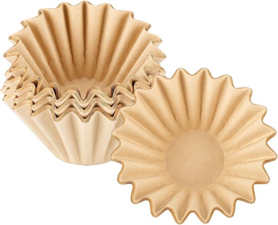 Filterkaffee, 1 2 Tassen, 100 Mini Filterkörbe Einweg Ersatzfilter, Weiß, Ungebleicht Kaffeefilterpapier Für Gewerbliche Kaffeemaschinen Und Den