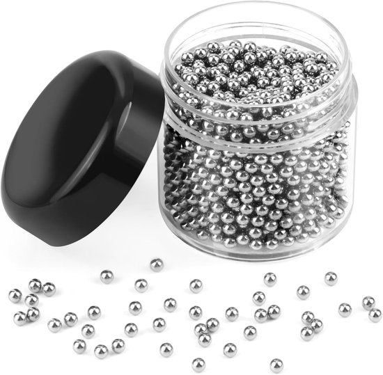 Set Mit 1000 Reinigungsperlen Für Weindekanter 3 Mm Wiederverwendbare Edelstahl-reinigungsperlen Dekanterperlen Für Weindekanter Flaschen Und