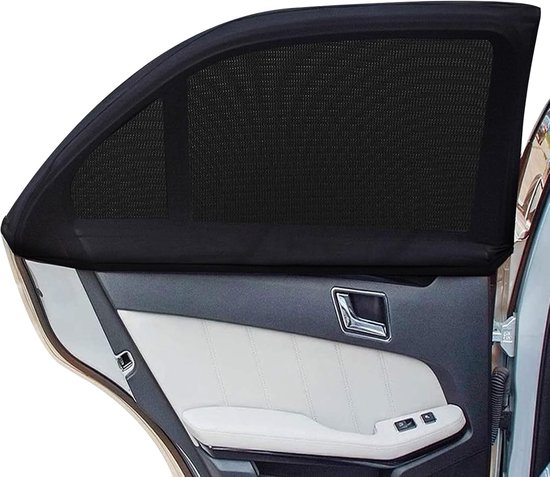 Set Mit 2 Uv-schützenden Sonnenschutzblenden Für Die Seitenfenster Von Babys – Sicher Für Kinder Und Haustiere Im Auto