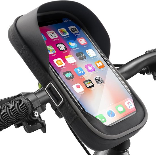 Fahrrad Handytasche Für Den Lenker Wasserdichte Fahrradtasche Mit Sonnen Und Regenschutz, Tpu Touchscreen, Lenkerhalterung Fahrrad Handytasche Fü