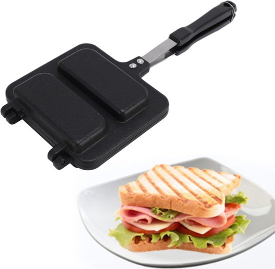 Hot Bun Maker Hot Dog Toaster Mit Doppelseitiger Backform, Antihaftbeschichtung, Grillkäse Maker, Frittierpfanne, Kuchenform Für Die Heimische Kü