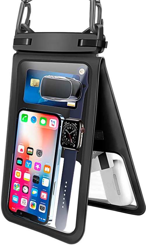 9,5" Wasserdichte Handyhülle – Ipx8, Doppelte Kapazität, Verstellbarer Riemen, Kompatibel Mit Großen Smartphones