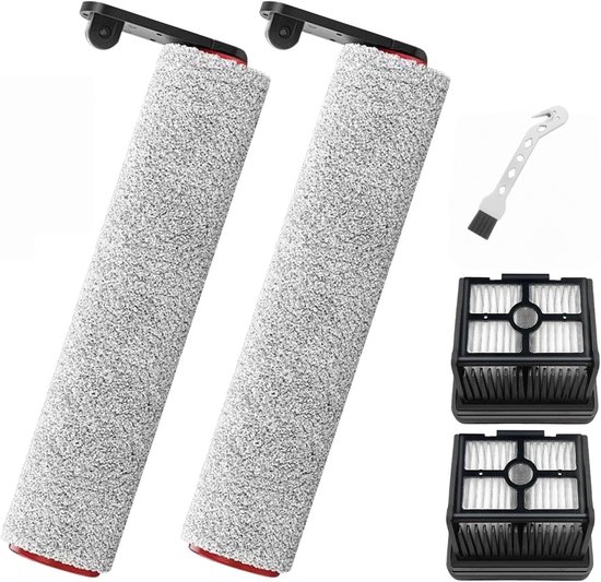 5-teiliges Zubehörset Passend Für Dreame H12 Pro Und H12 Pro Plus Akku-nass Und Trockensauger 2 Bürstenwalzen 2 Hepa-filter 1 Reinigungsbürste