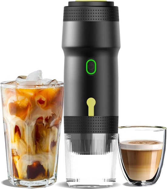 Tragbare Espressomaschine, 3 In 1 Kaffeemaschine, 20 Bar Mini Espressomaschine, Selbstheizende Reise Espressomaschine, Kompatibel Mit Ns Und Dg P