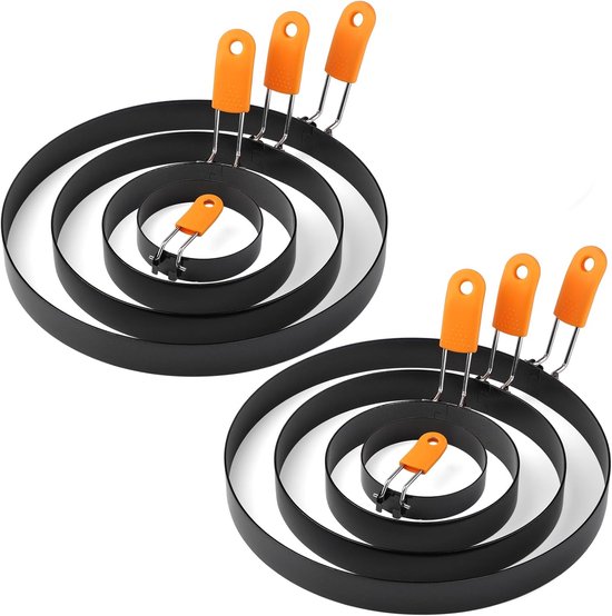 Eierringe – Edelstahl – 8er-set – Verschiedene Größen