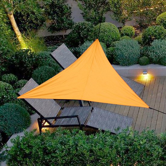 Dreieckiger Sonnenschutz Für Terrasse, Wasserdichtes Und Uv Beständiges Gewebe Für Garten, Veranda, Balkon Und Hinterhof Uv Schützende Außenabdec