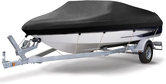 Bootsabdeckung 4000pa Wasserdichte Tragbare Bootsabdeckung 420d Oxford-gewebe V-rumpf-bootsschutzabdeckung Uv-beständig Für Yachten Trihullboote 14 5