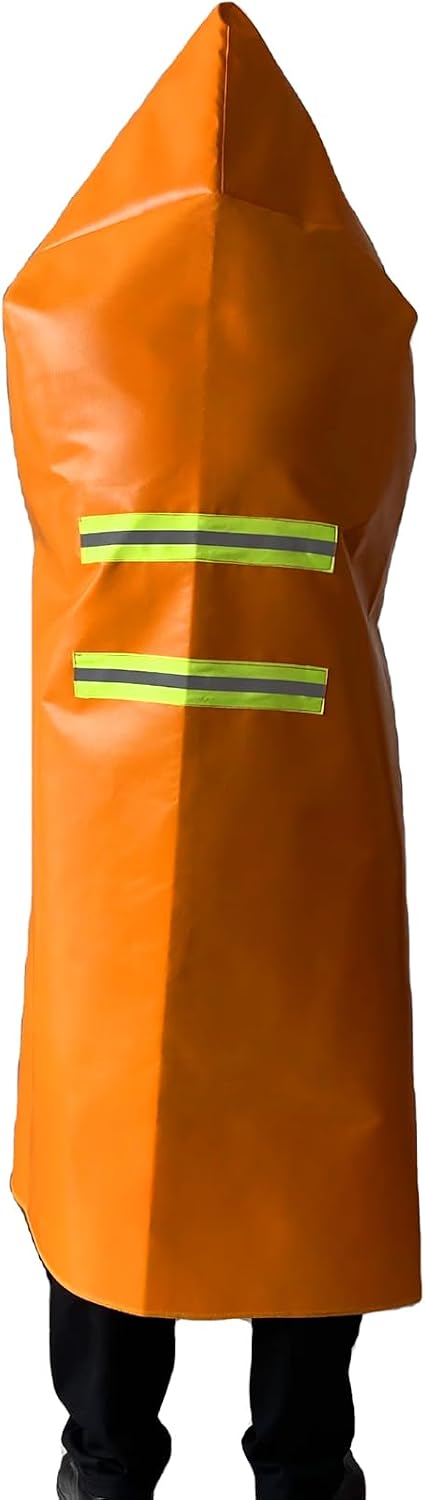 Fireproof Cape - High Temperature Resistant Hooded Safety Cape Fire Suit For Men, Women, Boys, Girls, Teens, Adults, Shopping Mall, Commercial Car