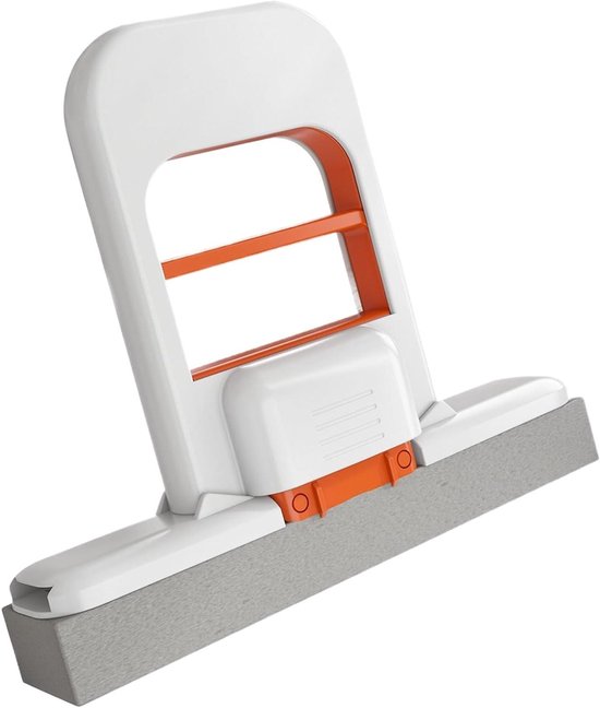 Mini Wischmopp Kleiner Bodenreiniger Reinigung Kleiner Flächen Selbstauswringend Kompaktes Design Orange