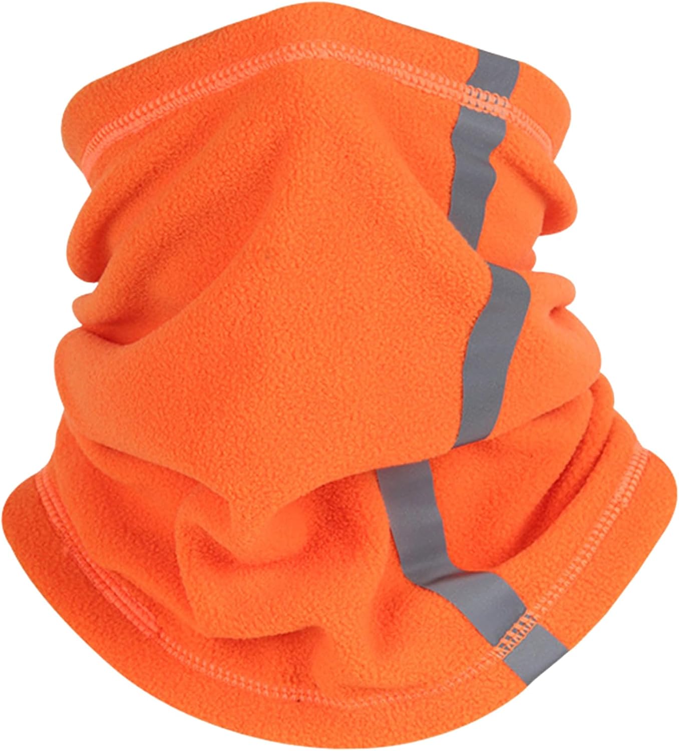 Fleece-gesichtsschal, Skimaske Mit Kordelzug, Weiche, Wärmende Gesichtsmaske Mit Reflektierendem Band, Halswärmer Für Kaltes Wetter, Radfahren, Laufen, Skifahren, Wandern
