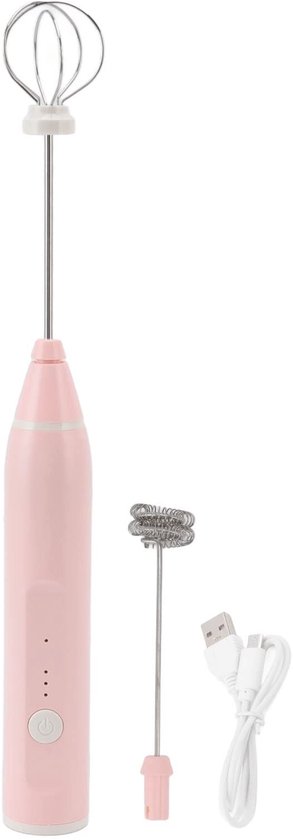 Dailygoods – Mini-elektro-rührgerät (kabellos) – Multifunktional – Rosa – Schneebesen – Für Milchkaffee – Praktisch Und Effizient – 3 Modi