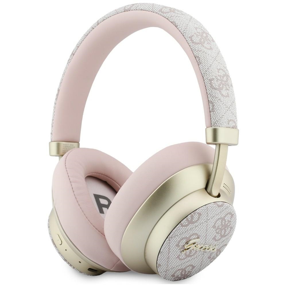 Guess Bluetooth Enc 4g Gold Script Metal Pink Over-ear-kopfhörer