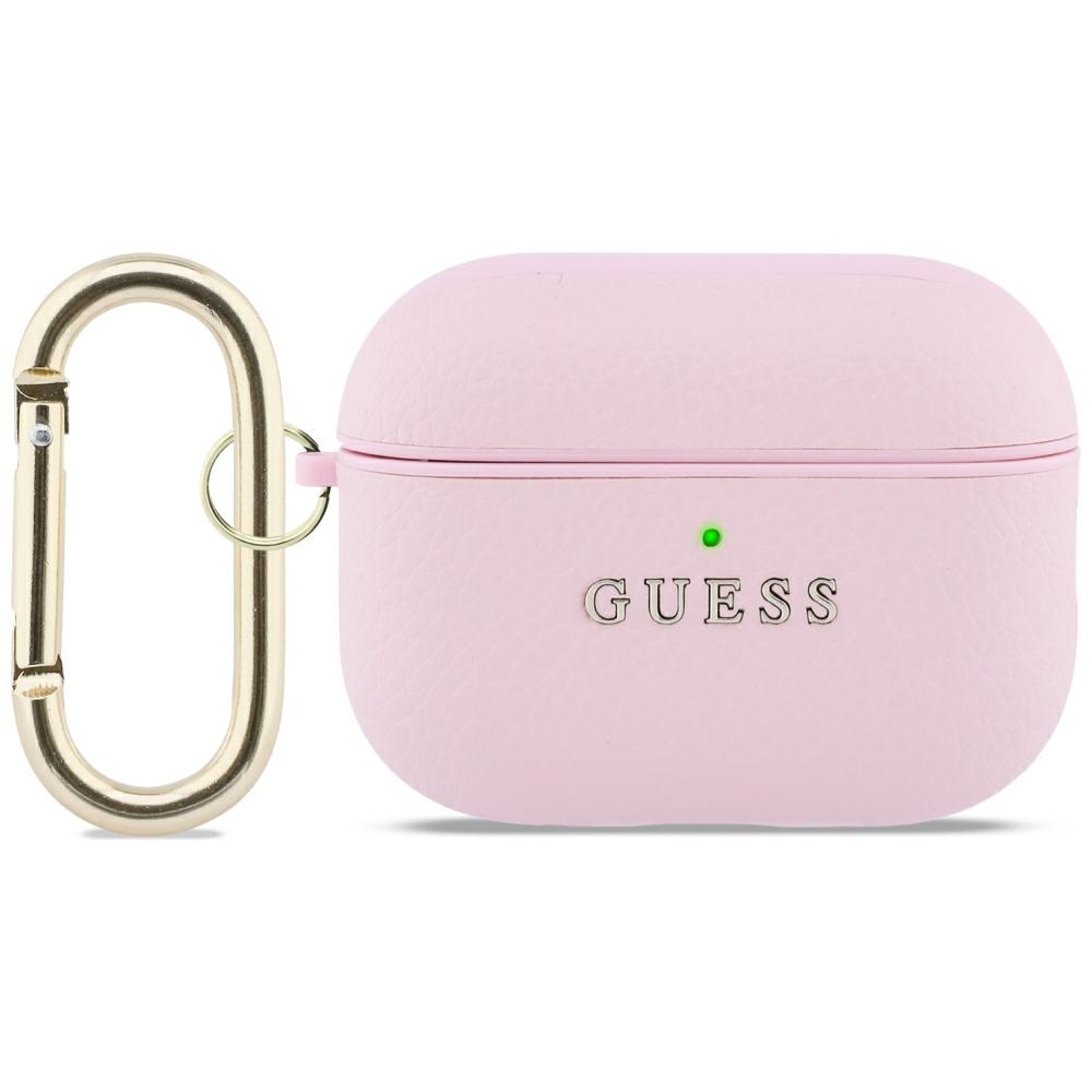 Guess Airpods Pro 3 Hülle Mit Genarbtem Logo Im Klassischen Design, Pink
