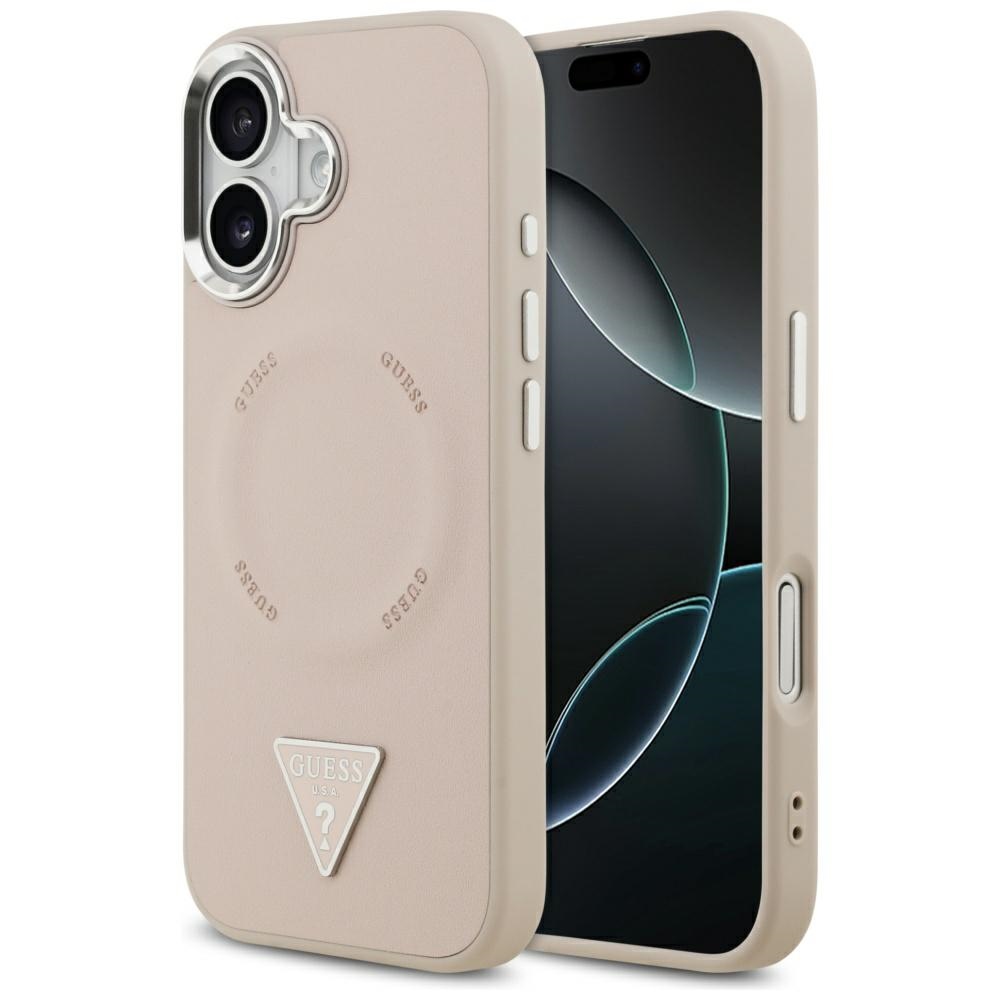Guess Triangle Logo Magsafe Hülle Für Iphone 17 Pink