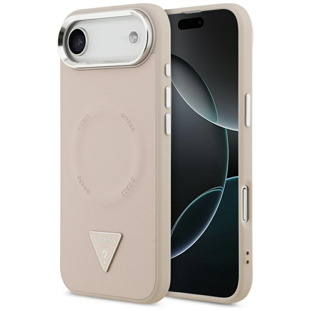 Guess Triangle Logo Magsafe Hülle Für Iphone Air Pink