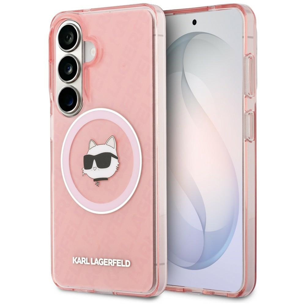 Karl Lagerfeld Iml Repeated Choupette Magsafe Hülle Für Samsung Galaxy S26 Pink