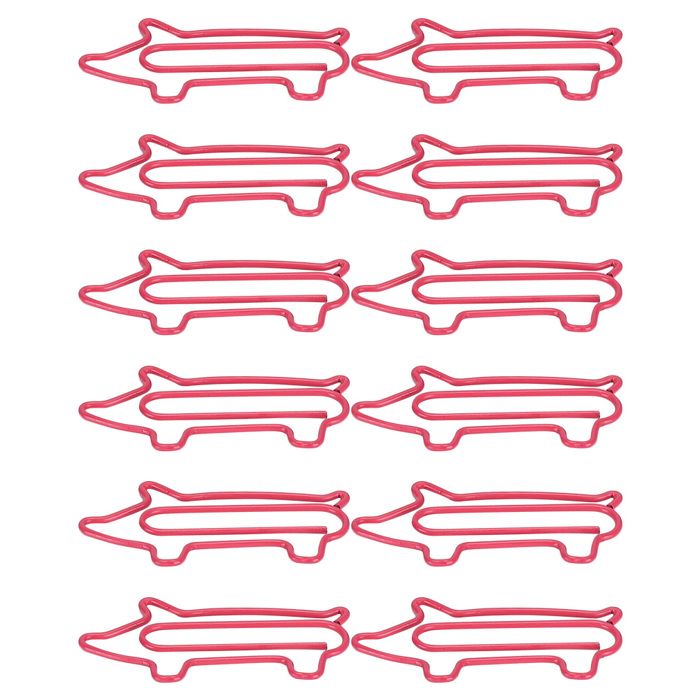 12 Tierförmige Büroklammern – Niedliches Schweinchen-design – Büro-/arbeits-/dokumentenklammern