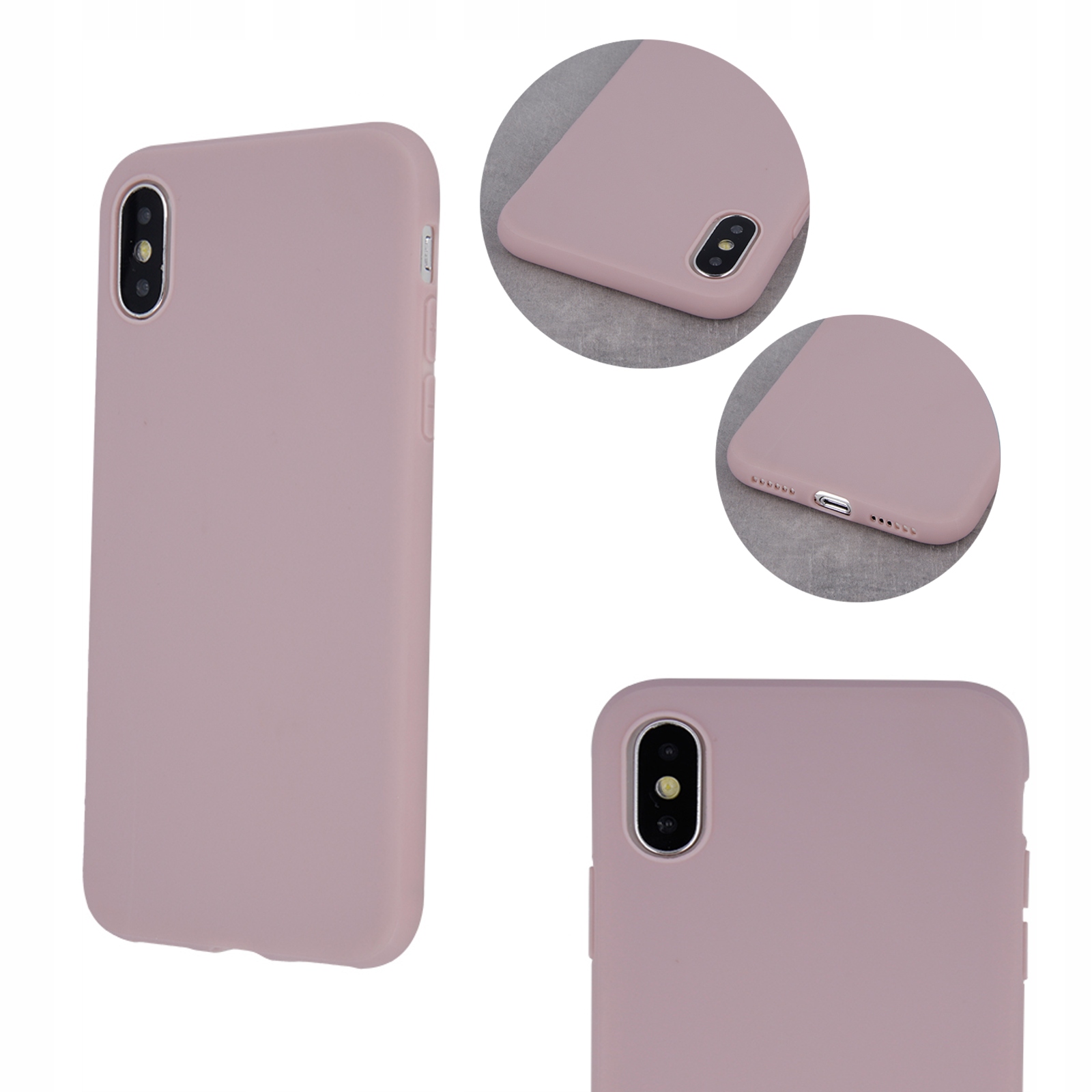Pinke Rückseitenschutzhülle Für Samsung Galaxy A22 4g+ (glas)