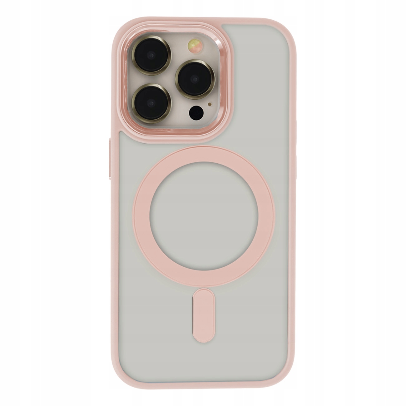 Tecto Shield Satin Mag Rückseitenschutzhülle Für Apple Iphone 15 Pro Pink + Glas