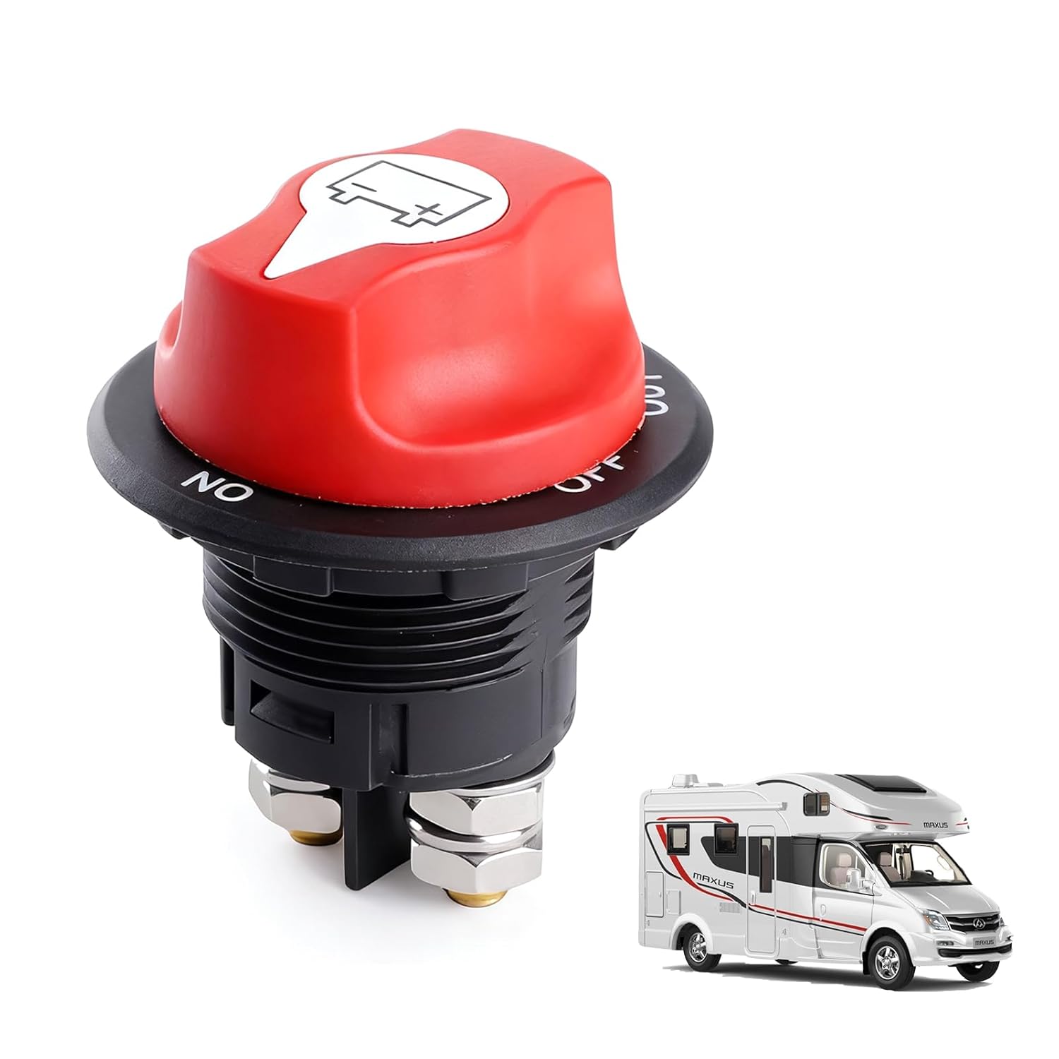 12v-24v 100a Batterietrennschalter, Wasserdichter Haupt-ein-/ausschalter Für Auto, Motorrad, Boot, Lkw Und Andere Fahrzeuge – Für Energieeinsparung Und Sicherheit