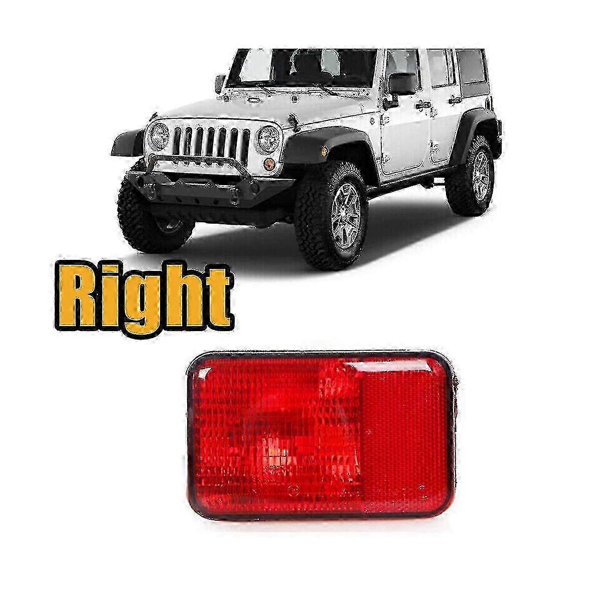 Feu Arrière Droit Pour Pare-chocs Jeep Wrangler 2007-2018, Référence 55078104ac