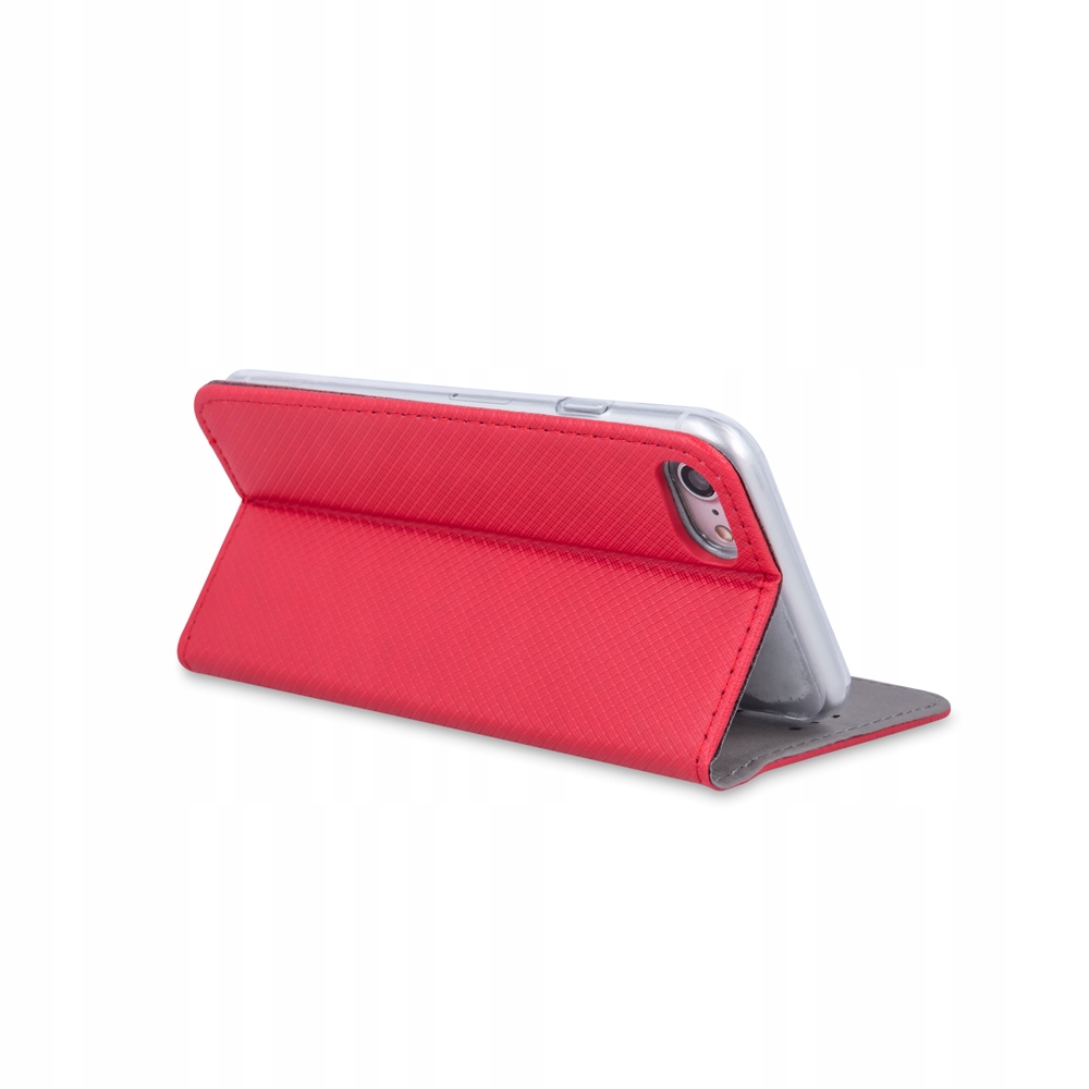 Schutzhülle Für Huawei Honor 7x Smart Magnet Book Case Rot + Glas