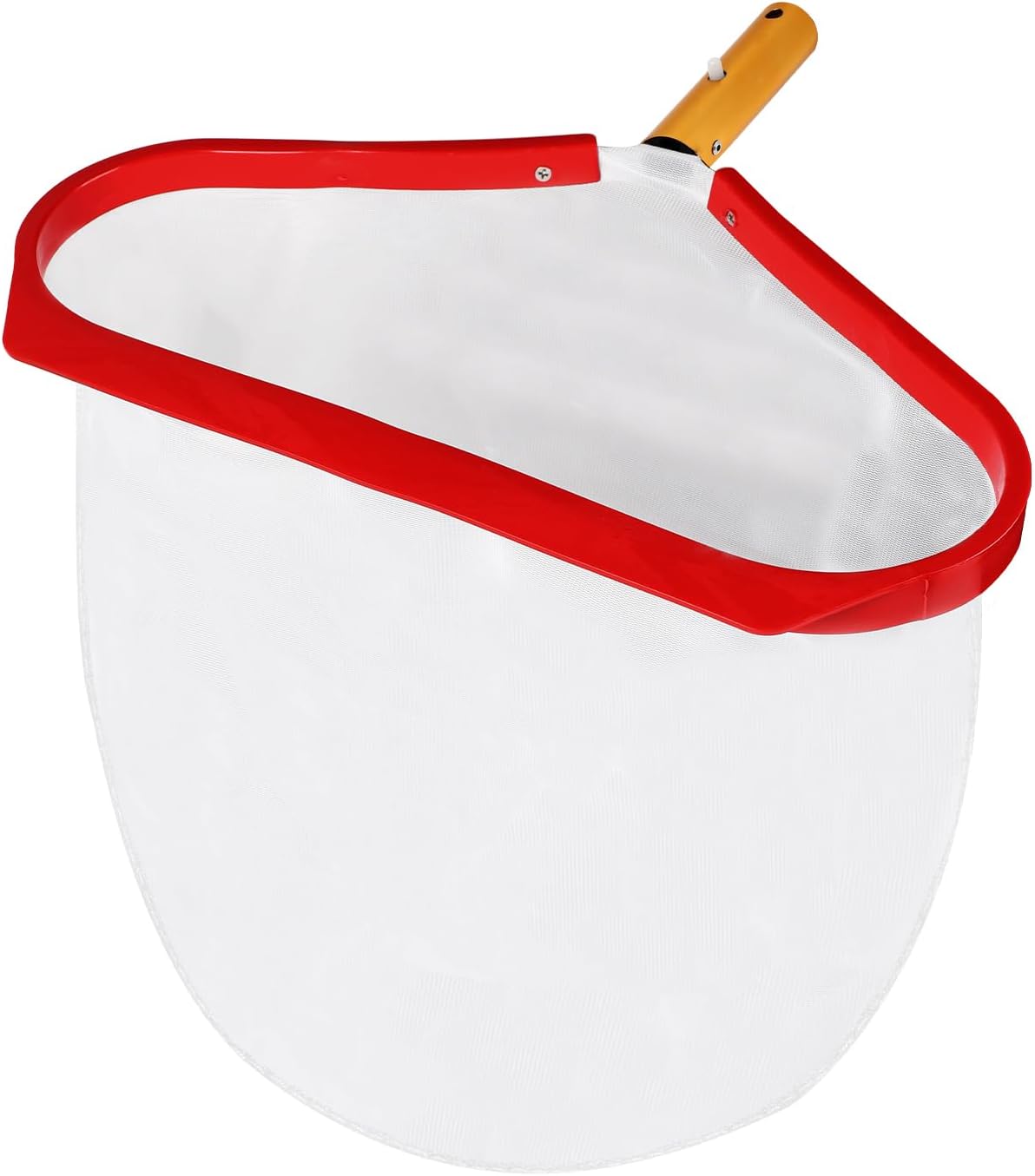 Épuisette De Piscine, Épuisette Profonde À Mailles Fines, Cadre En Aluminium Rouge, Épuisette Robuste Pour Feuilles, Saletés Et Pollen – Outil De Nettoyage Haute Performance